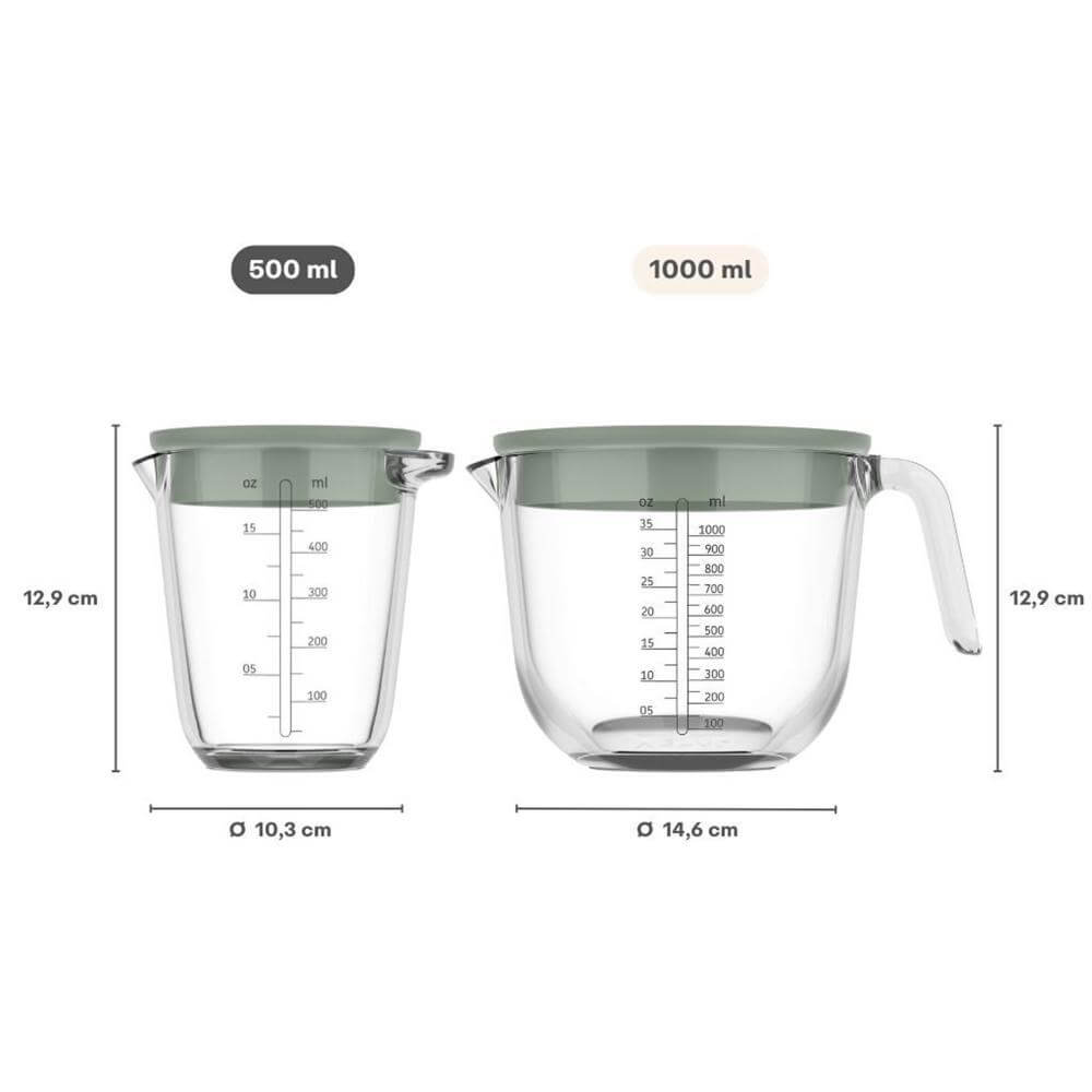 Mepal Chef It 500ml Measuring Jug with Lid Chalk